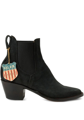 Ralph Lauren RRL 50mm almond-toe leather boots - Black