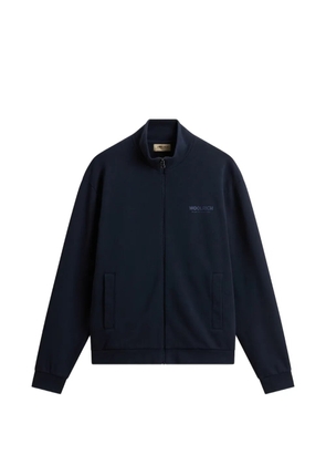 Woolrich full-zip logo sweatshirt - Blue