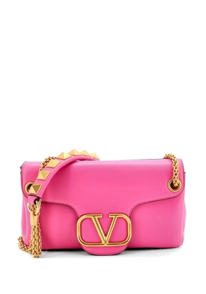 Valentino Garavani Pre-Owned Stud Sign Leather shoulder bag - Pink