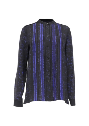 Proenza Schouler printed long sleeve blouse - Black