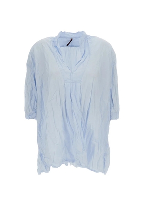 Daniela Gregis Kora crinkled-cotton shirt - Blue
