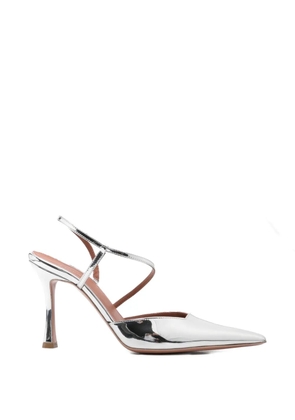 Castagna pointed-toe heeled pumps - Silver