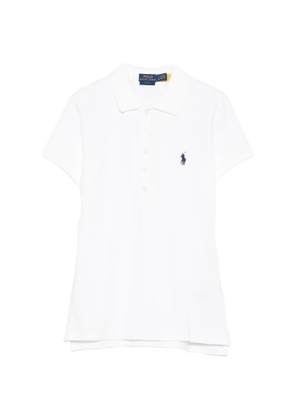 Polo Ralph Lauren logo-embroidered polo top - Neutrals