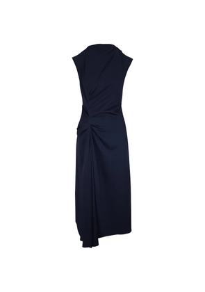 Michael Kors cowl-neck cinch midi dress - Blue