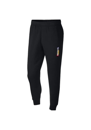 Nike logo detail trousers - Black