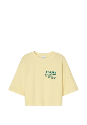 Closed graphic T-shirt - Yellow