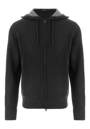 Vince cashmere zip-up sweatshirt - Black