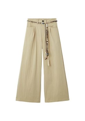 tout a coup belt-waist trousers - Neutrals
