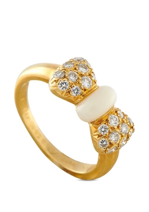 Van Cleef & Arpels 18K yellow gold Bow diamond ring