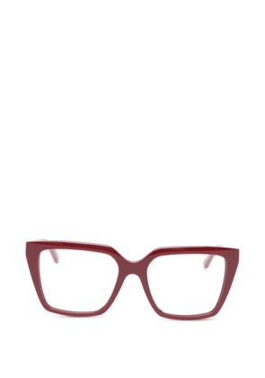 Balenciaga Eyewear square frame glasses - Red