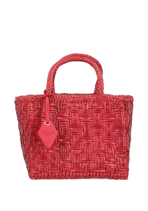 Tosca Blu braided leather handbag - Red
