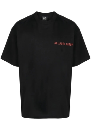 44 LABEL GROUP graphic-print cotton T-shirt - Black