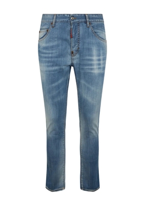 DSQUARED2 logo-patch jeans - Blue