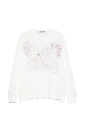 OUR LEGACY Cruise long-sleeve printed T-shirt - White