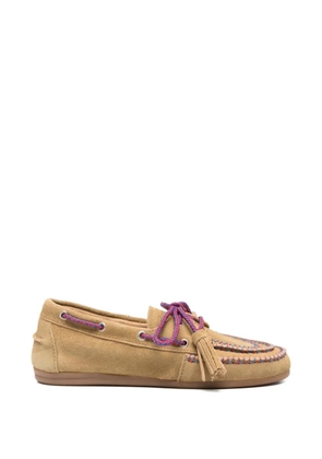 Posa tassel trim loafers - Neutrals