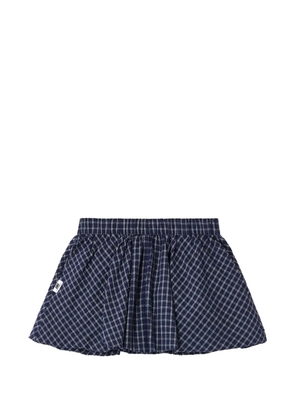 CHOCOOLATE checked mini skirt - Blue