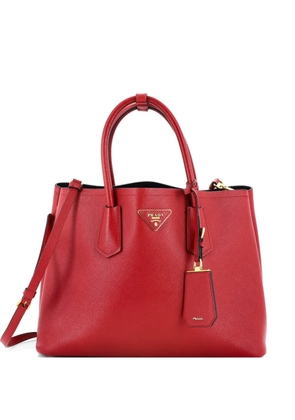 Prada Pre-Owned Cuir Double Saffiano Leather Medium tote bag - Red
