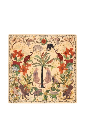 Bimba y Lola jungle-print scarf - Neutrals