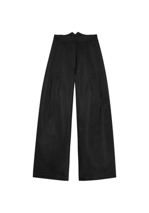 Patrick McDowell pleated wide-leg trousers - Black