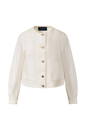 Fabiana Filippi patch-pocket button jacket - White