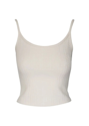 Veronica Beard Brodier knit tank top - White