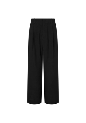 TOMBOY pleated basic trousers - Black