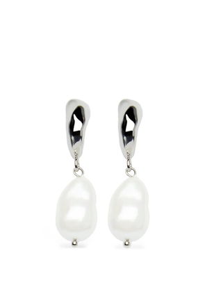 ERDEM pearl-embellishment earrings - Silver