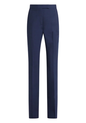 Ferragamo wool tailored trousers - Blue