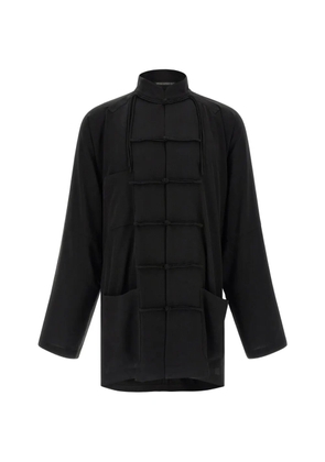 Yohji Yamamoto Ta Tuxedo China blazer high-neck jacket - Black
