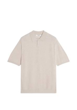 Maison Kitsuné knitted polo shirt - Neutrals