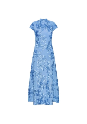 ROTATE BIRGER CHRISTENSEN floral maxi dress - Blue