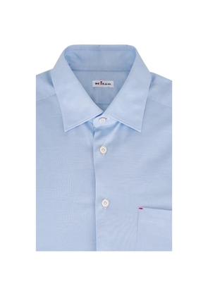 Kiton classic-collar shirt - Blue