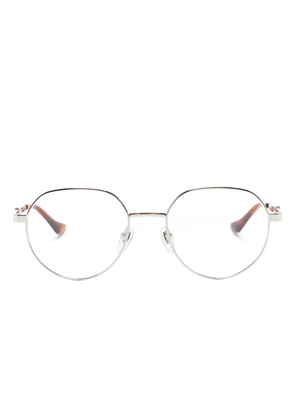 Gucci Eyewear round-frame glasses - Silver