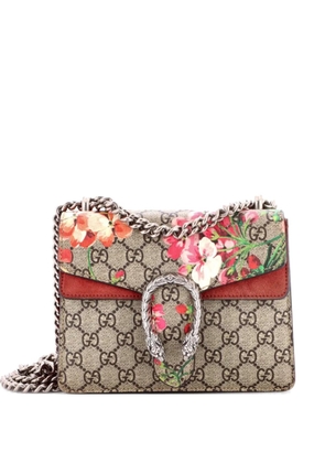 Gucci Pre-Owned Dionysus Bag Blooms Print GG Coated Canvas Mini shoulder bag - Brown