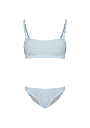 Hunza G Pheobe crinkled bikini - Blue