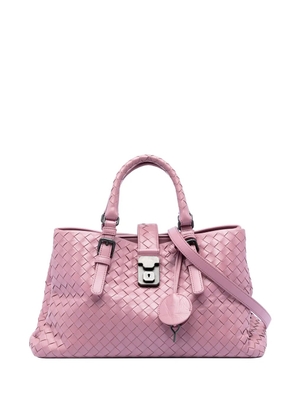 Bottega Veneta Pre-Owned 2012-2026 Small Nappa Intrecciato Roma satchel - Pink