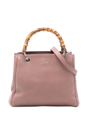 Gucci Pre-Owned 2016-2025 Small Calfskin Bamboo Shopper satchel - Pink