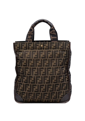 Fendi Pre-Owned 2000-2010 Zucca Canvas Shopping tote bag - Brown