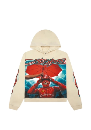 GODSPEED Reign graphic hoodie - Neutrals