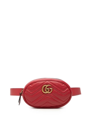 Gucci Pre-Owned 2016-2025 GG Marmont Matelasse Leather belt bag - Red