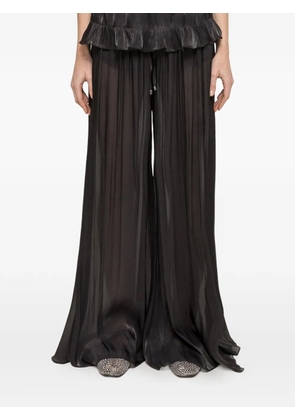 NISSA ruffled trousers - Black