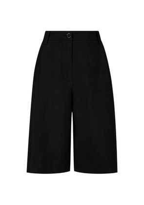 TOMBOY elasticated-waist relaxed-fit shorts - Black