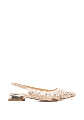 KEYS pointed-toe sandals - Gold
