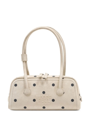Marge Sherwood polka dot soft leather shoulder bag - Neutrals