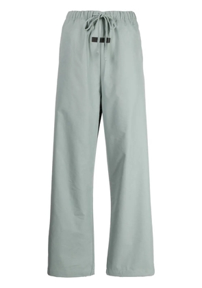 FEAR OF GOD ESSENTIALS logo-patch drawstring-waist trousers - Green