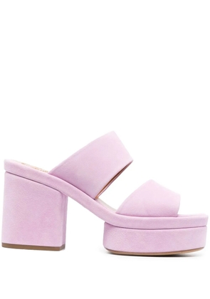 Chloé 95mm Odina suede sandals - Purple