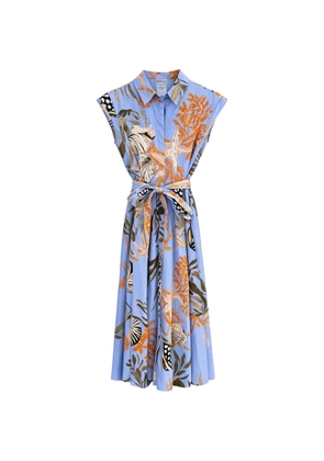 Marella floral shirt dress - Blue
