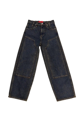 Eckhaus Latta contrast-stitching jeans - Blue