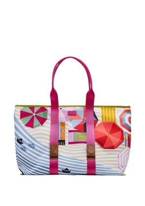 Lancel large zip tote bag - Neutrals