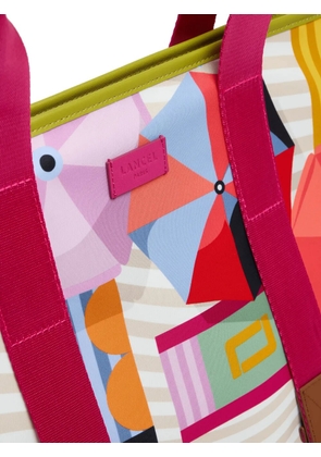 Lancel large zip tote bag - Neutrals